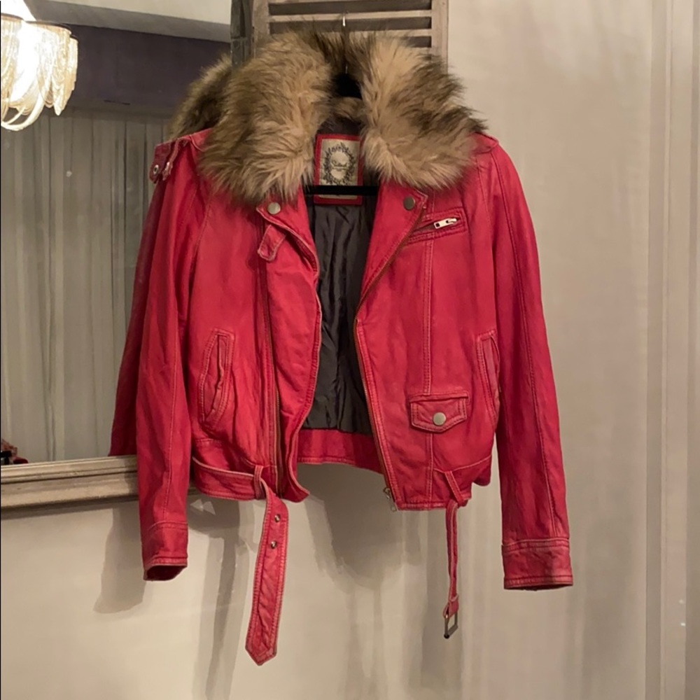 Cool leather  jacket